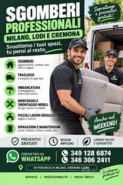 Sgomberi Professionali Milano Lodi Cremona