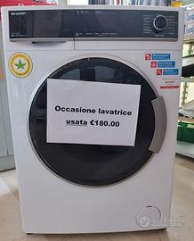 🌼🌼🌼 Lavatrice 9kg Usata Sharp Con Difetti Estet