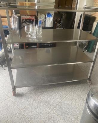 Scaffali inox