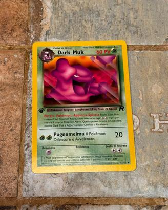 Pokemon Dark Muk Team Rocket 41/82 Prima Edizione