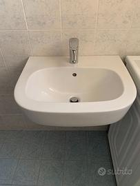 Lavandino bagno Pozzi Ginori L 60 cm P 49 cm