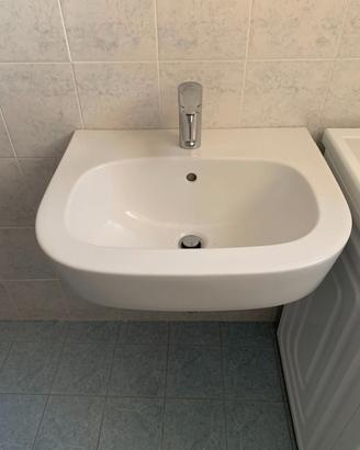 Lavandino bagno Pozzi Ginori L 60 cm P 49 cm