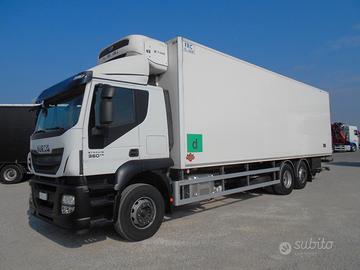 IVECO STRALIS 360 6x2 - FRIGORIFERO mt 9,60 + SPON