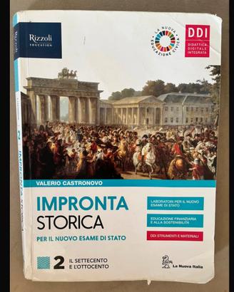 Libro “impronta storica” classe quarta