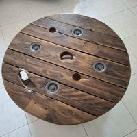 Tavolino Soggiorno Bobina Cavo Elettrico 