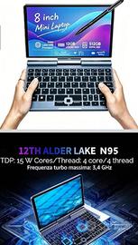 mini PC tablet Windows 11 pro 1 tera ssd+12gb ram