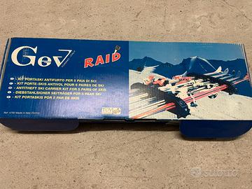 Portasci per barre portatutto