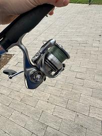 Daiwa exeller 5000 + bobina e treccia