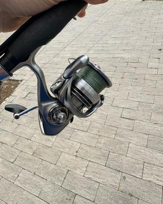 Daiwa exeller 5000 + bobina e treccia
