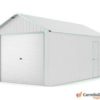Capanno container box 360x762cm serranda bianco