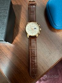 Orologio fasi lunari con datario cronografo