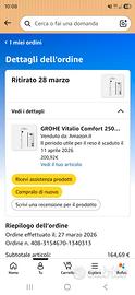 Doccia colonna Grohe Vitalio comfort