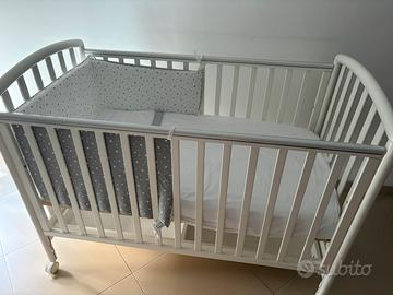 Pali lettino bambini Ciak bianco
