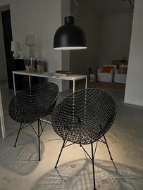 KARTELL coppia sedie Smatrik studio ufficio