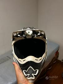 Casco Moto Cross Bianco e Nero