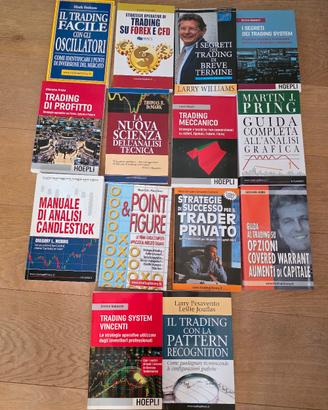 Lotto di 13 libri sul trading pari al nuovo
