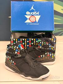 🔥Jordan 8 Retro Quai 54 (2019) – 42 NUOVE + BOX