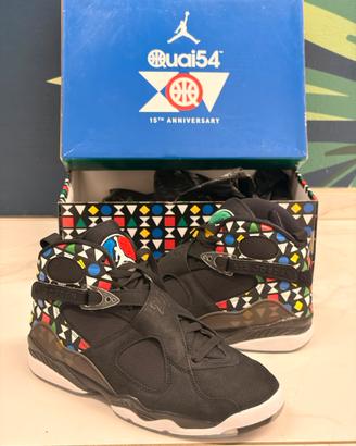 🔥Jordan 8 Retro Quai 54 (2019) – 42 NUOVE + BOX