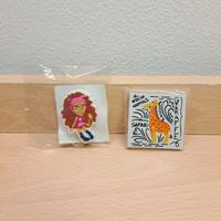 Coppia di gomme per cancellare