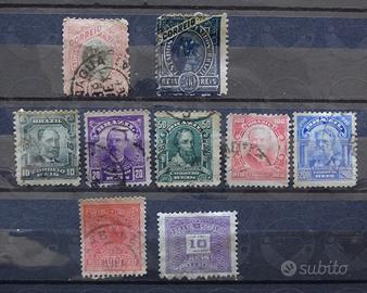 BRASILE 1894-1961 Lotto di 25 francobolli