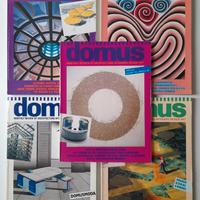 DOMUS 1985, '86 rivista design vintage, lotto 4 pe