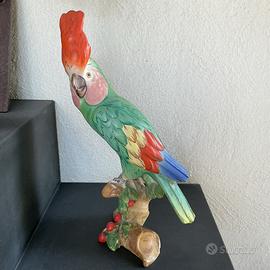 Ugo Zaccagnini ceramica cacatua primi 900