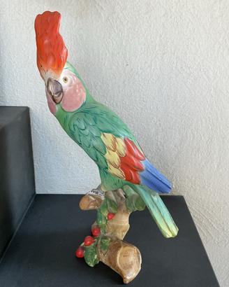 Ugo Zaccagnini ceramica cacatua primi 900