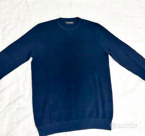 Maglione uomo Blue Beryl girocollo blu scuro
