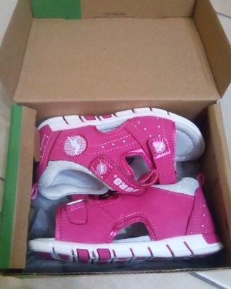 sandaletti bambina canguro fuxia n° 25 sandali