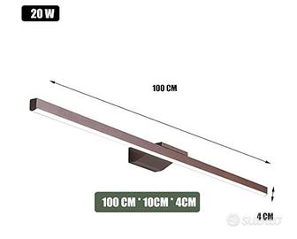 Lampada led da muro 100cm