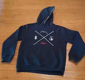 felpa unisex bambini tg.9/10 Livigno 