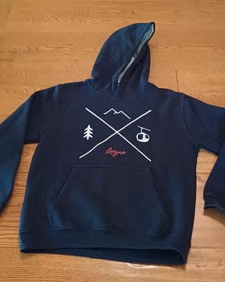 felpa unisex bambini tg.9/10 Livigno 