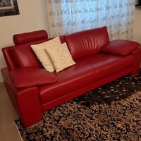 Divano in vera pelle