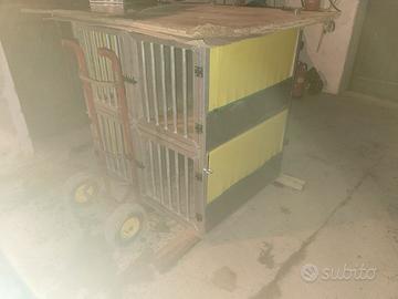 GABBIA KENNEL PER CANI IN ALLUMINIO 