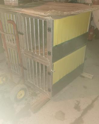 GABBIA KENNEL PER CANI IN ALLUMINIO 