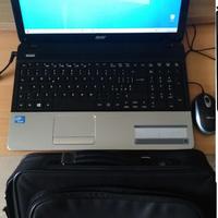 Notebook PC Acer RAM 8GB 500 HDD borsa e mouse