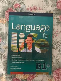 Libro inglese language for life B1+