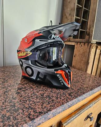 casco airoh moto cross