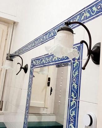 Coppia applique vintage liberty