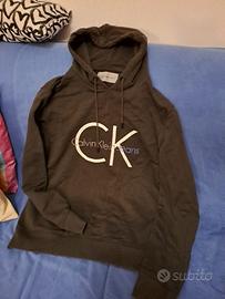 Felpa con cappuccio originale Calvin Klein tag. M