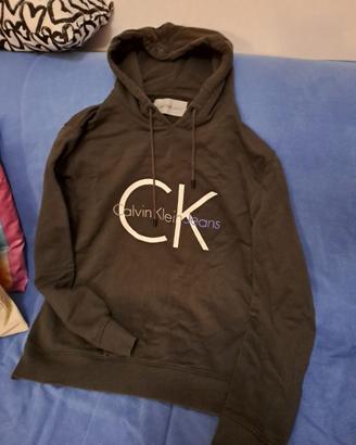 Felpa con cappuccio originale Calvin Klein tag. M