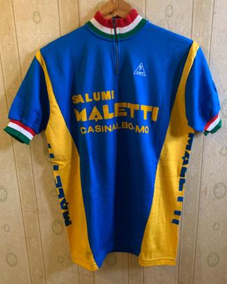 Maglia Ciclismo Vintage Misto Lana ANNI '70/'80