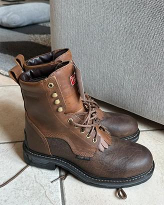 Tony Lama Stivali Western  lavoro punta rinforzata