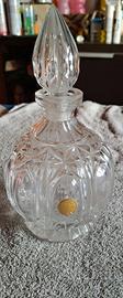 Caraffa decanter in cristallo anni 60
