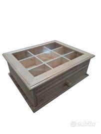 Portagioie in Vero Legno Naturale