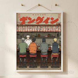 Poster Quadro Naruto Ramen Ichiraku