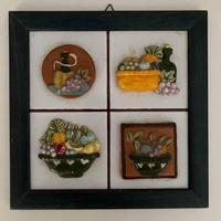 Quadro in ceramica decorato