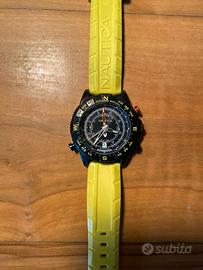 Orologio Nautica Tide Compass Temp - Giallo / Nero