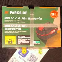 Nuovo! Batteria Parkside 20V 4 Ah GARANZIA