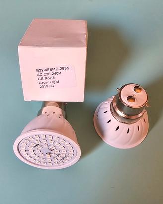 Lampade B22 per piante - spettro blu e rosso